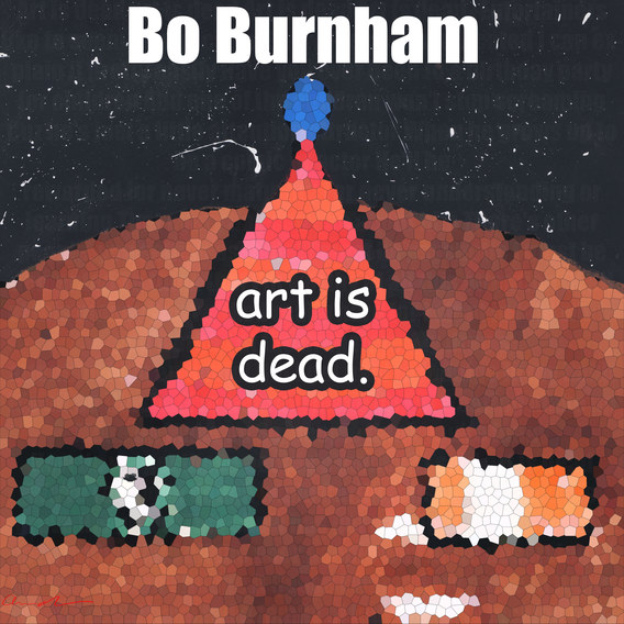Art is dead by Bo Burnham painting